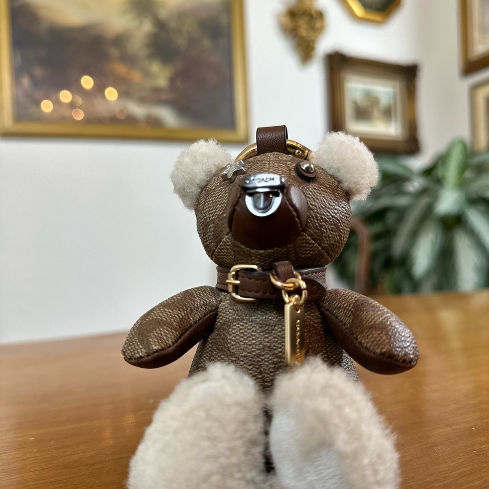 Authentic Coach Bear Bag Charm or Keychain